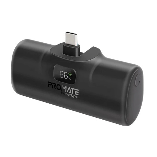 پاوربانک پرومیت مدل POWERUP-C.BLK ظرفیت 5000 میلیآمپرساعت