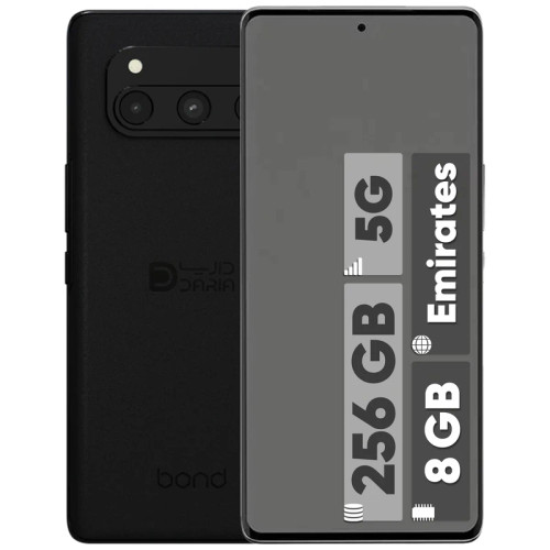 گوشی موبایل داریا مدل bond 5G دو سیم کارت ظرفیت 256 گیگابایت و رم 8 گیگابایت - نسخه امارات(جعبه باز)