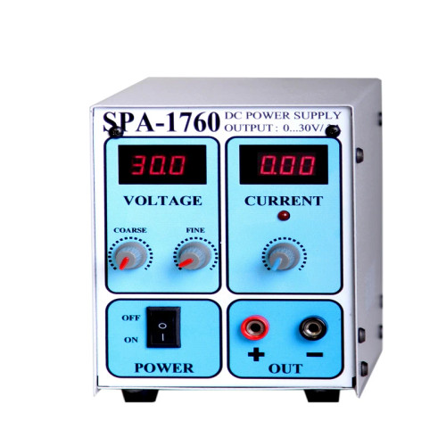 منبع تغذیه الکتریکی ۳۰ ولت ۳ آمپر پرتو مدل SPA-1760