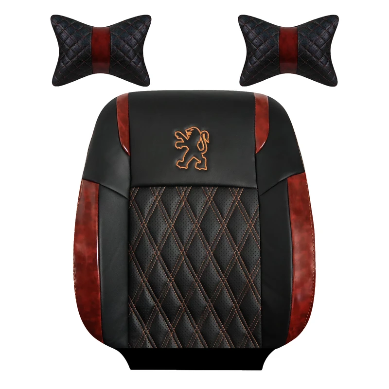 روکش صندلی خودرو سوشیانت مدل h2 مناسب برای پژو پارس به همراه  پشت گردنی