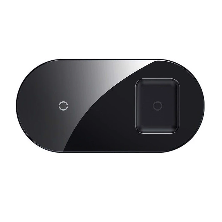 شارژر بی سیم باسئوس مدل Simple 2 in 1 Extra