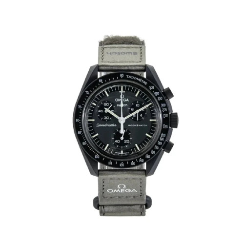 ساعت مچی عقربهای مکانیکی مدل Swatch x Omega Bioceramic Moonswatch Mission to the Sun