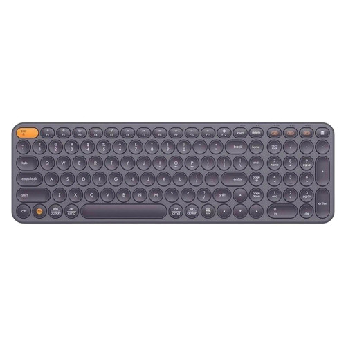 کیبورد بیسیم بیسوس مدل K01B با سوییچ ممبران، Tenkeyless، اتصال Plug & Play، پایههای ضد لغزش