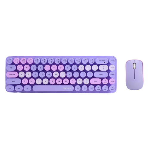 ست کیبورد و ماوس بیسیم اداری و خانگی مافی مدل I Bean با سوییچ ممبران، فرم Tenkeyless، اتصال 2.4 گیگاهرتز تا 10 متر برد، ماوس ارگونومیک با دقت قابل تنظیم 800 تا 1600 DPI و دوام باتری بالا