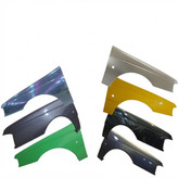 گلگیر جلو رنگی و آستر شده سمت چپ و راست راهنما دار مناسب پژو 405/slx پژوآردی و پژو روآ