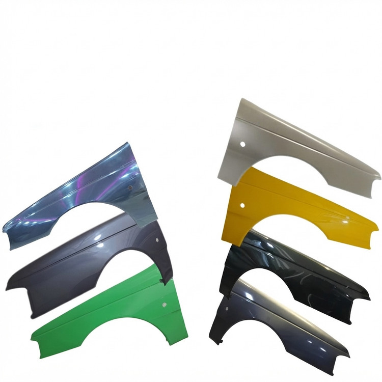 گلگیر جلو رنگی و آستر شده سمت چپ و راست راهنما دار مناسب پژو 405/slx پژوآردی و پژو روآ