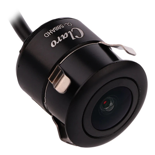 دوربین دنده عقب خودرو کلارو مدل CL-588AHD با وضوح 720P، زاویه دید 120 درجه، دید در شب و قاب نصب دو حالته با سیم کنترل تبدیل تصویر به CVBS