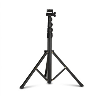 سه پایه نگهدارنده دوربین جی ماری مدل MT-39 با حداکثر ارتفاع 162 سانتی متر، تحمل وزن 1 کیلوگرم، حداقل ارتفاع 45.5 سانتی متر، دارای پایه 4 بخشی، هد بال و قفل پایه گیرهای
