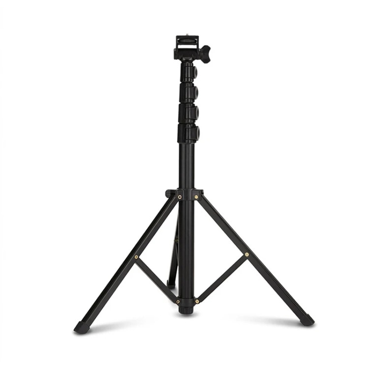سه پایه نگهدارنده دوربین جی ماری مدل MT-39 با حداکثر ارتفاع 162 سانتی متر، تحمل وزن 1 کیلوگرم، حداقل ارتفاع 45.5 سانتی متر، دارای پایه 4 بخشی، هد بال و قفل پایه گیرهای