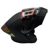 کلاه کاسکت فک متحرک استیل برد مدل SB21 BLACK به همراه طلق اضافه رنگی