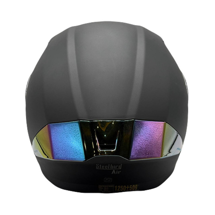 کلاه کاسکت فک متحرک استیل برد مدل SB21 BLACK به همراه طلق اضافه رنگی