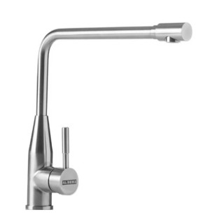 شیر ظرفشویی استیل البرز مدل ST-112 از جنس استیل با علمک چرخان 360 درجه، رنگ مات، کارتریج سرامیکی مقاوم در برابر زنگ زدگی و دبی آب 8.3 لیتر بر دقیقه