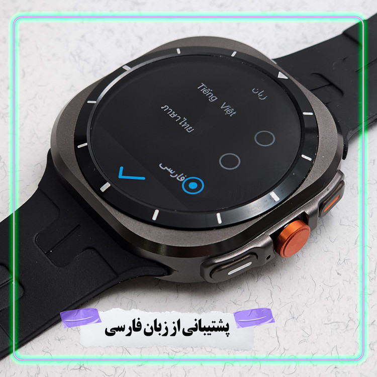 ساعت هوشمند 46 میلی متر وونک مدل VS1 با دو عدد بند سیلیکونی