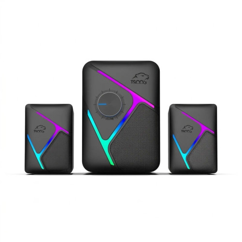 اسپیکر دسکتاپ تسکو مدل GS 2111، با توان خروجی 10 وات، 3 تکه و نور RGB