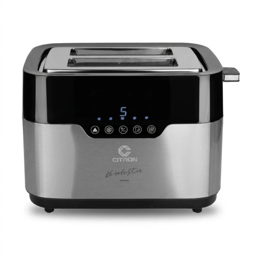 توستر 2 اسلایس سیترون مدل MD410، توان 1200 وات، قطع خودکار، سینی جمعآوری خردهنان و نمایشگر زمان 2 اینچی