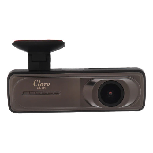 دوربین ثبت وقایع خودرو کلارو مدل CL-24 با وضوح 2K، زاویه دید 140 درجه، پشتیبانی کارت حافظه تا 256 گیگابایت، اتصال WIFI، سنسور ضربه G-SENSOR و قابلیت ثبت وقایع در حالت پارکینگ